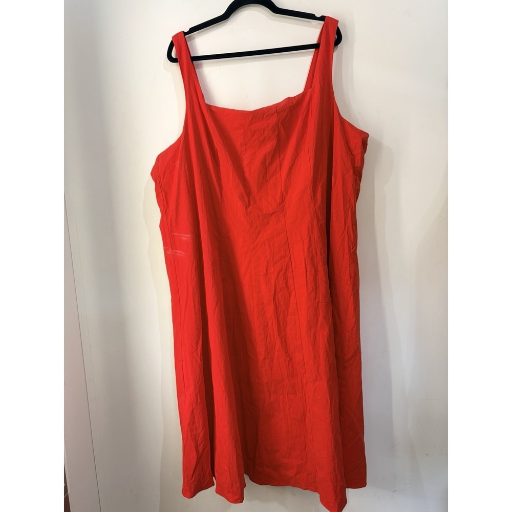 NWT Belle Isle by Torrid Red Tea Dress Sleeveless Adjustable Straps Size 26